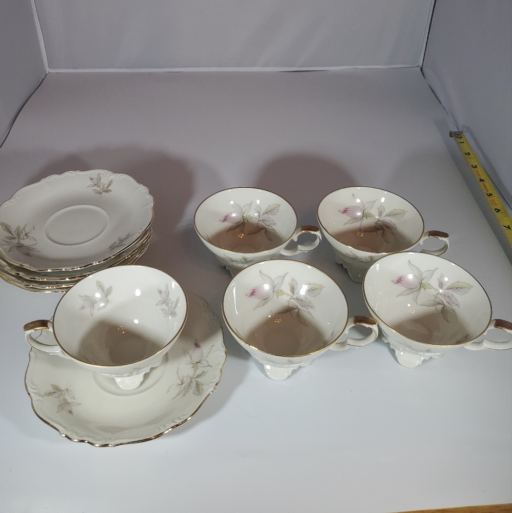 Vintage Bavaria Eldestein Cups and Saucers